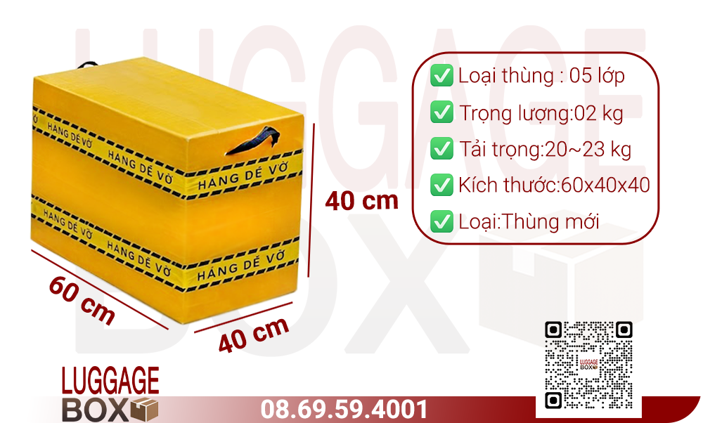 Thùng carton 5 lớp đi máy bay