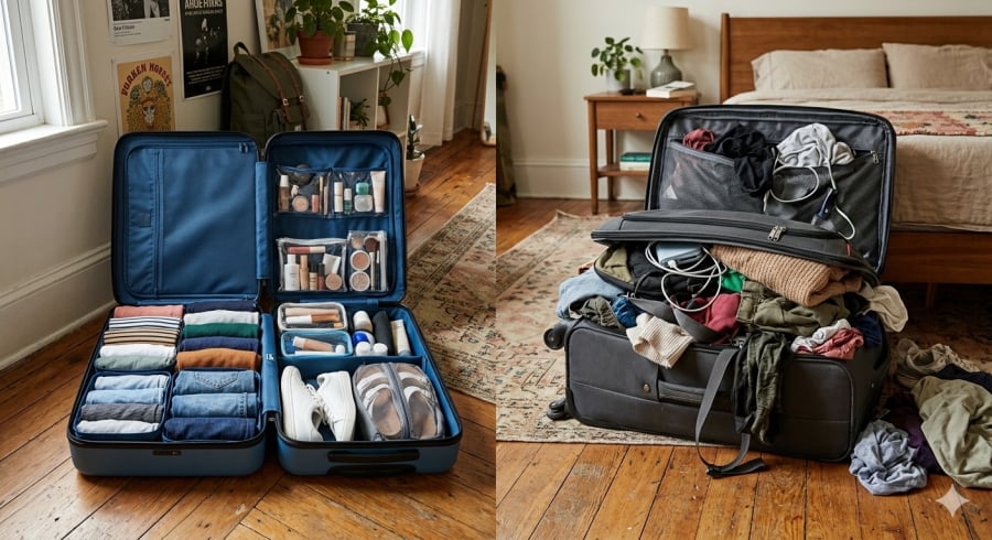 thùng carton đi máy bay