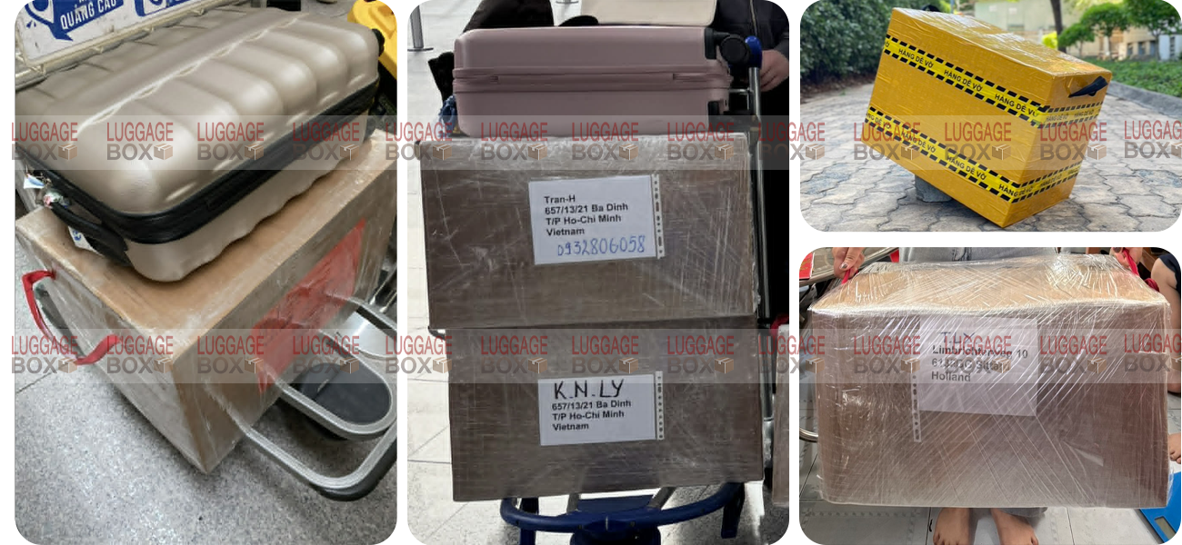 thùng carton đi máy bay