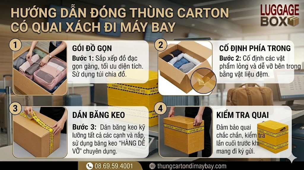 hướng dẫn cách đóng thùng đi xkld